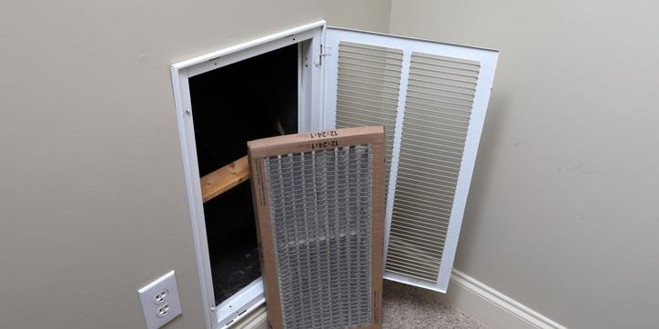 Replacing dirty air filter